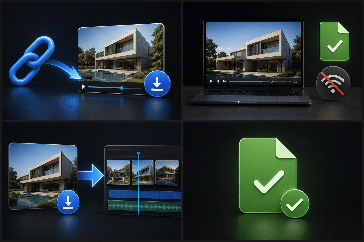 Save editable online footage