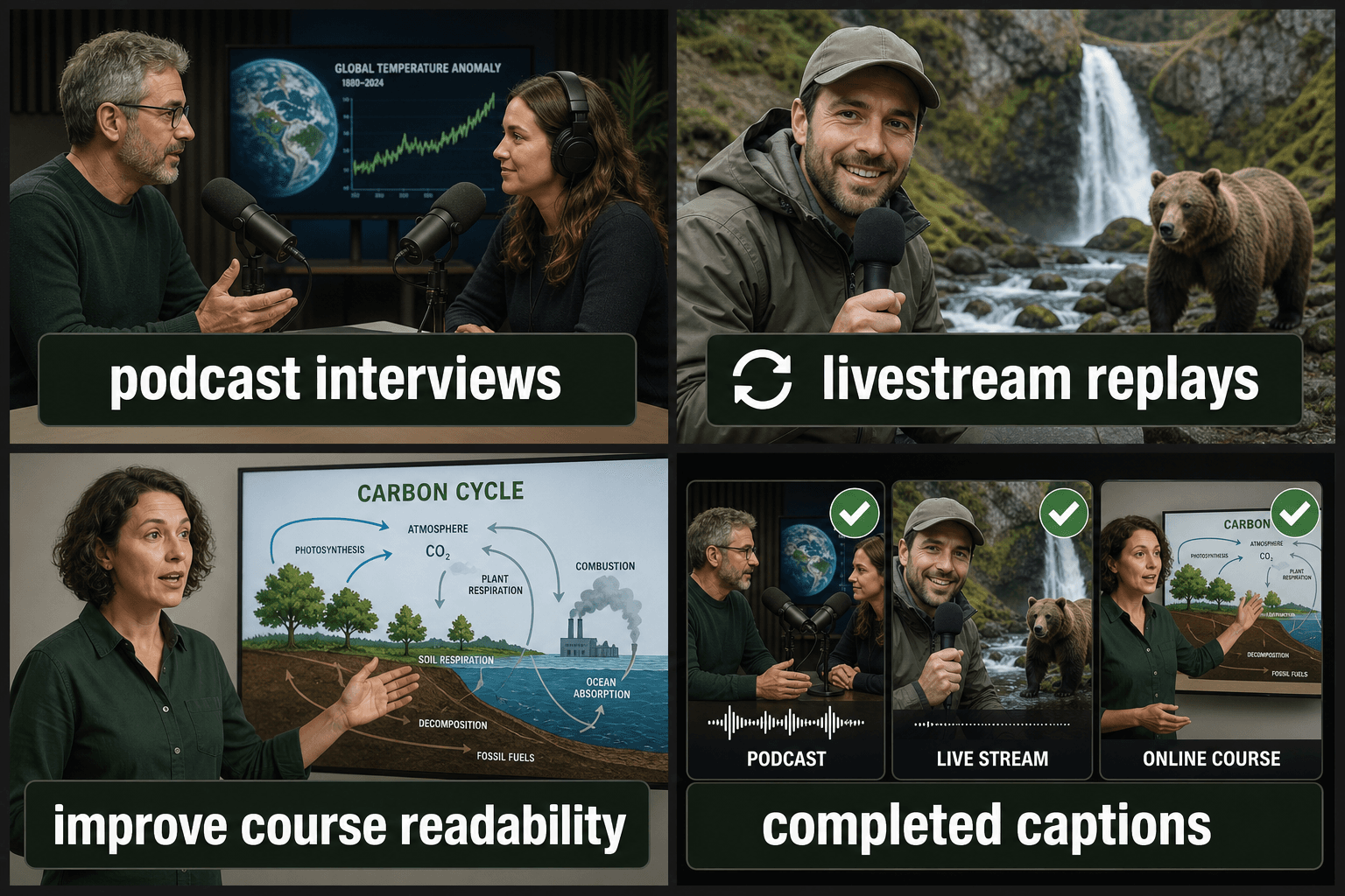 Captions & language