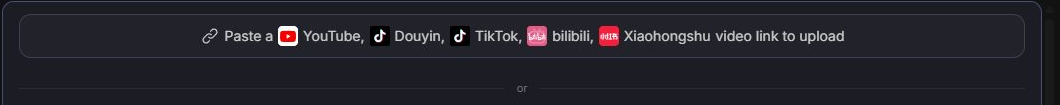 Video link import in Recapo